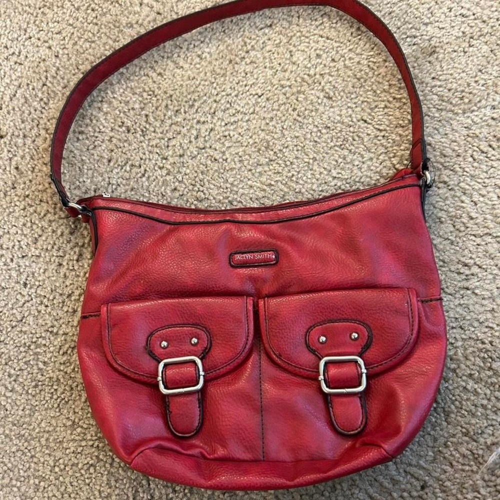 Y2K‎ red cargo purse